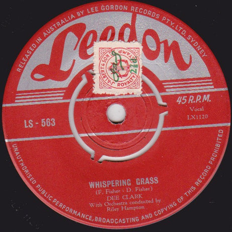 Dee Clark : Just Keep It Up / Whispering Grass (7")