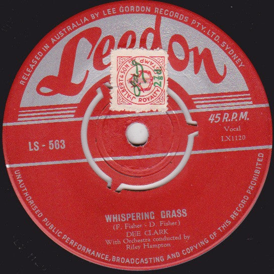 Dee Clark : Just Keep It Up / Whispering Grass (7")