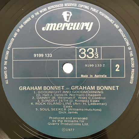 Graham Bonnet : Graham Bonnet (LP, Album)