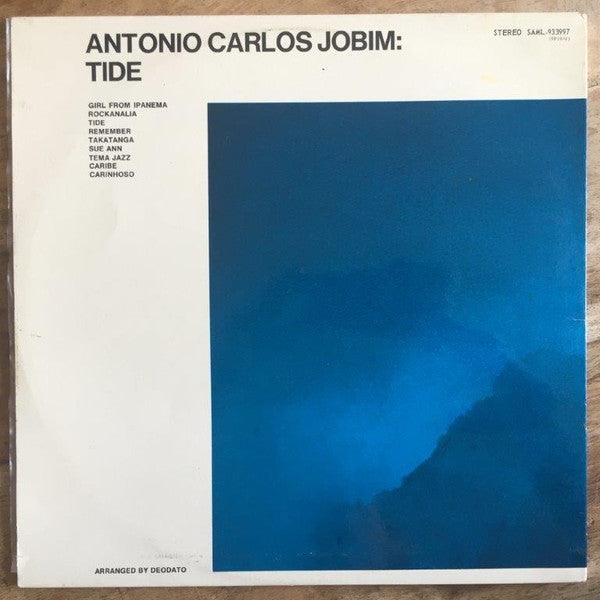 Antonio Carlos Jobim : Tide (LP, Album, Gat)