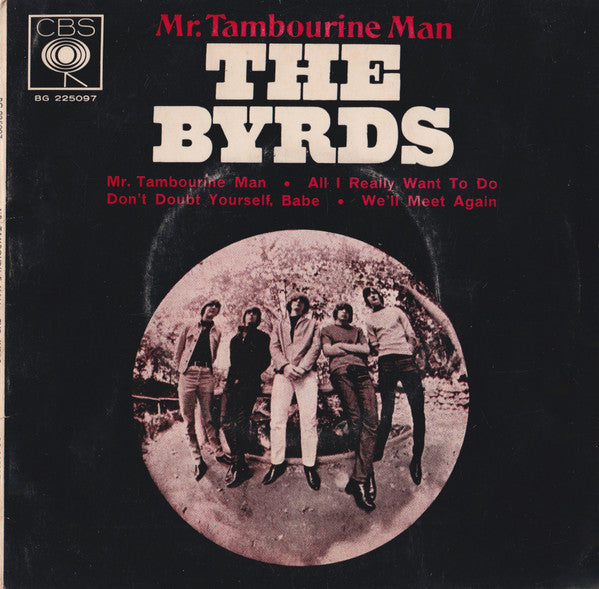 The Byrds : Mr. Tambourine Man (7", EP, Mono)
