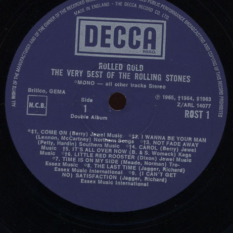 The Rolling Stones : Rolled Gold - The Very Best Of The Rolling Stones (2xLP, Comp)