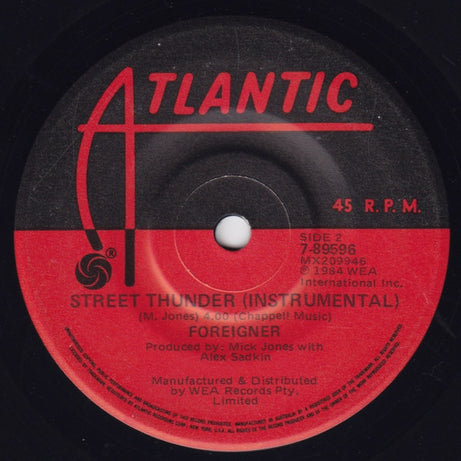 Foreigner : I Want To Know What Love Is (7", Single)