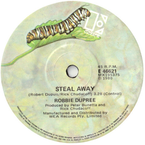 Robbie Dupree : Steal Away  (7", Single)