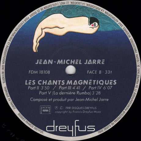 Jean-Michel Jarre : Les Chants Magnétiques = Magnetic Fields (LP, Album)
