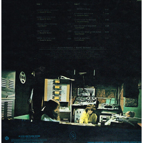 Leon Russell & Marc Benno : Asylum Choir II (LP, Album)