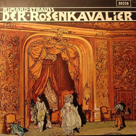 Richard Strauss, Wiener Philharmoniker, Georg Solti, Régine Crespin, Yvonne Minton : Der Rosenkavalier (4xLP, WB  + Box)