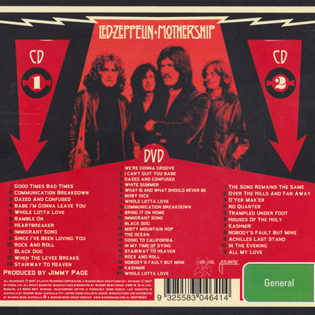 Led Zeppelin : Mothership (2xCD, Comp, RM + DVD-V, DTS + Dlx, Dig)
