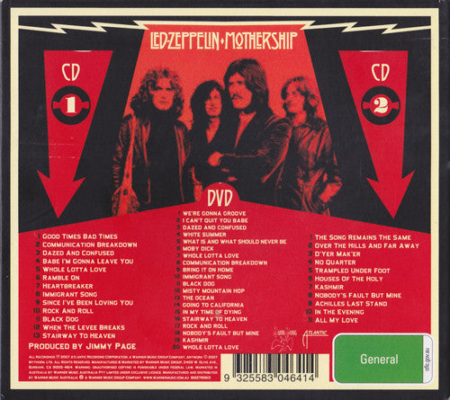 Led Zeppelin : Mothership (2xCD, Comp, RM + DVD-V, DTS + Dlx, Dig)