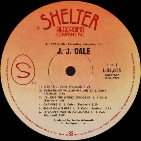 J.J. Cale : Really (LP, Album, RE)