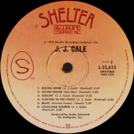 J.J. Cale : Really (LP, Album, RE)