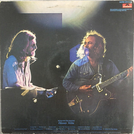 David Crosby / Graham Nash* : Wind On The Water (LP, Album)