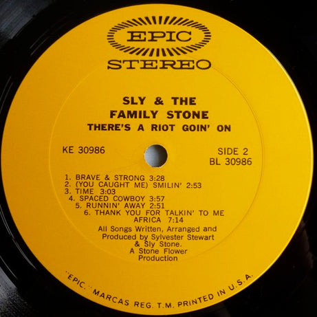 Sly & The Family Stone : There's A Riot Goin' On (LP, Album)