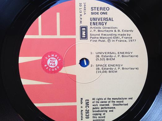 Universal Energy : Universal Energy (LP, Album)
