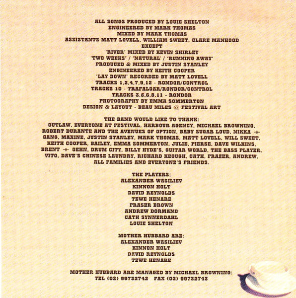 Mother Hubbard (3) : You Me Him She (CD, Album)