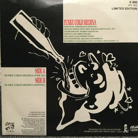 Tone Loc : Funky Cold Medina (7", Single, Ltd)