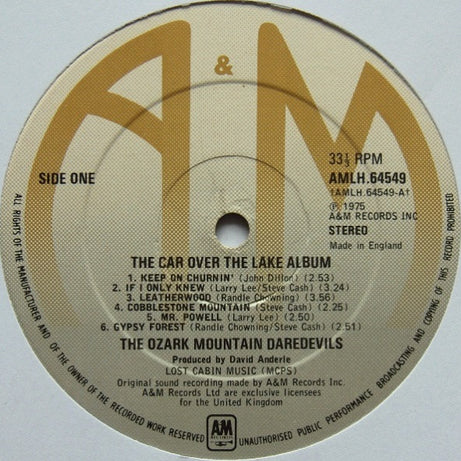 The Ozark Mountain Daredevils : The Car Over The Lake Album (LP, Album)