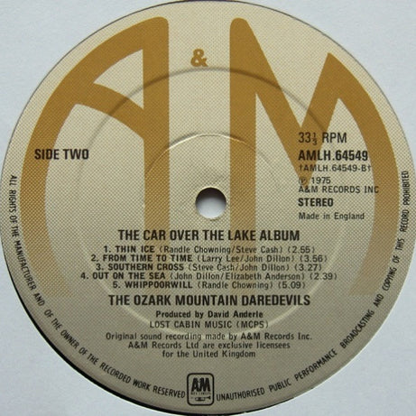 The Ozark Mountain Daredevils : The Car Over The Lake Album (LP, Album)