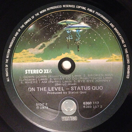 Status Quo : On The Level (LP, Album, Gat)