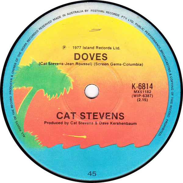 Cat Stevens : (Remember The Days Of The) Old School Yard (7")