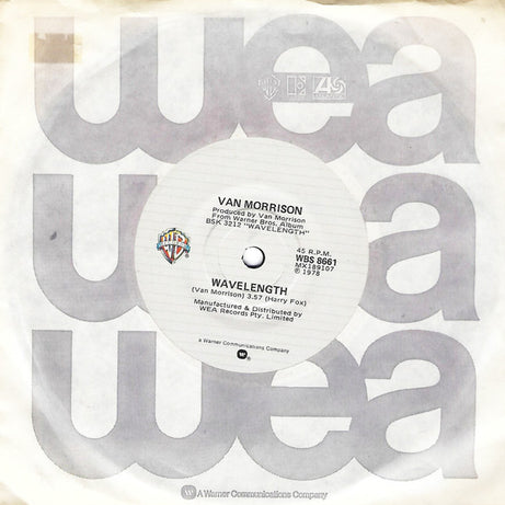 Van Morrison : Wavelength (7", Single)