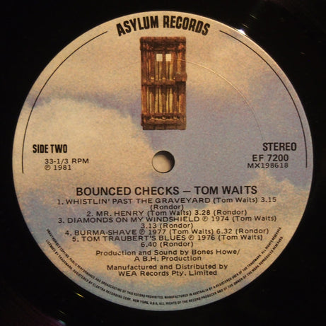 Tom Waits : Bounced Checks (LP, Comp)