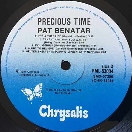 Pat Benatar : Precious Time (LP, Album)