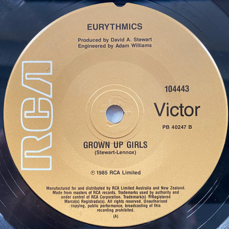 Eurythmics : There Must Be An Angel (Playing With My Heart) (7", Single)