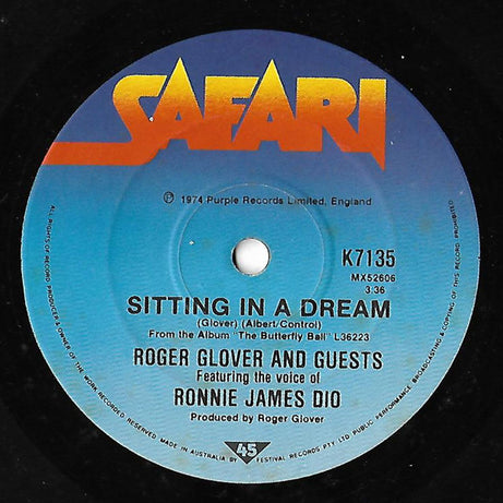 Roger Glover And Guests : Love Is All (7", Single)