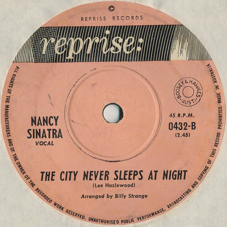 Nancy Sinatra : These Boots Are Made For Walkin' (7", Single)