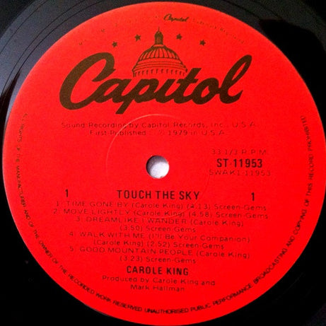 Carole King : Touch The Sky (LP, Album)