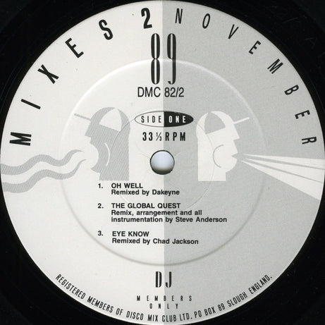 Various : November 89 - Mixes 2 (12", P/Mixed)