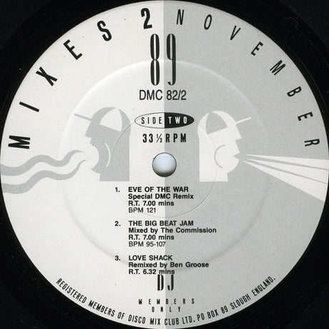 Various : November 89 - Mixes 2 (12", P/Mixed)