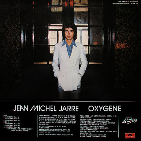 Jean-Michel Jarre : Oxygene (LP, Album)