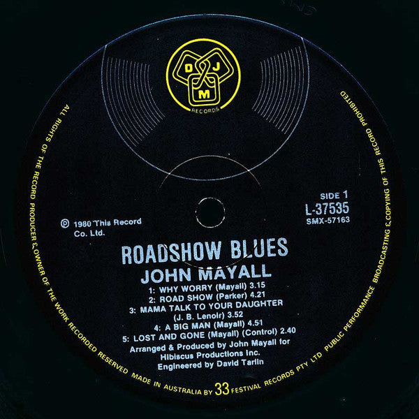 John Mayall : Road Show Blues (LP, Album)