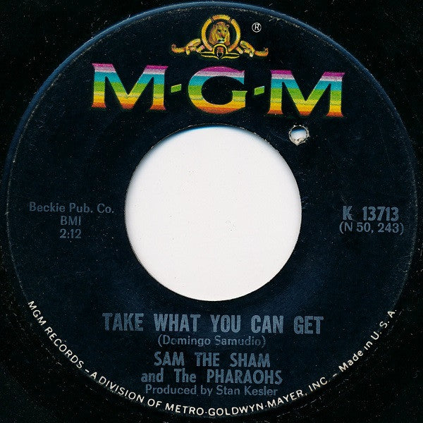 Sam The Sham & The Pharaohs : Oh That's Good, No That's Bad (7", Single)