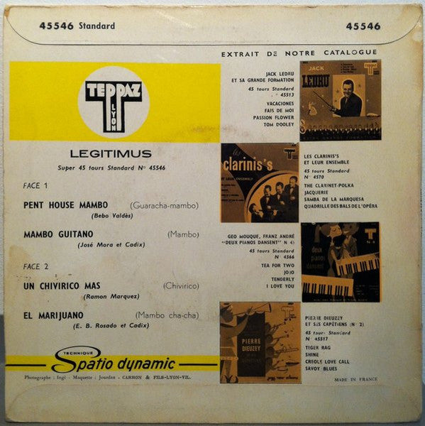 Légitimus : Mambo-Guitano (7", EP)