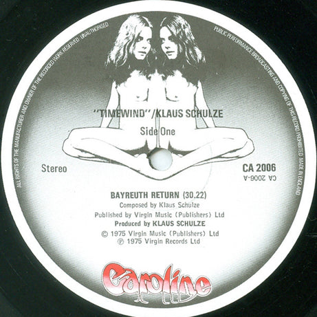 Klaus Schulze : Timewind (LP, Album, Gat)