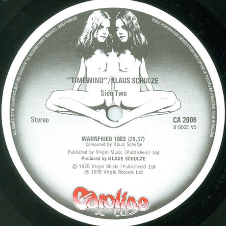 Klaus Schulze : Timewind (LP, Album, Gat)