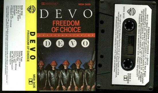 Devo : Freedom Of Choice (Cass, Album)