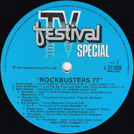 Various : Rockbusters '77 (LP, Album, Comp)