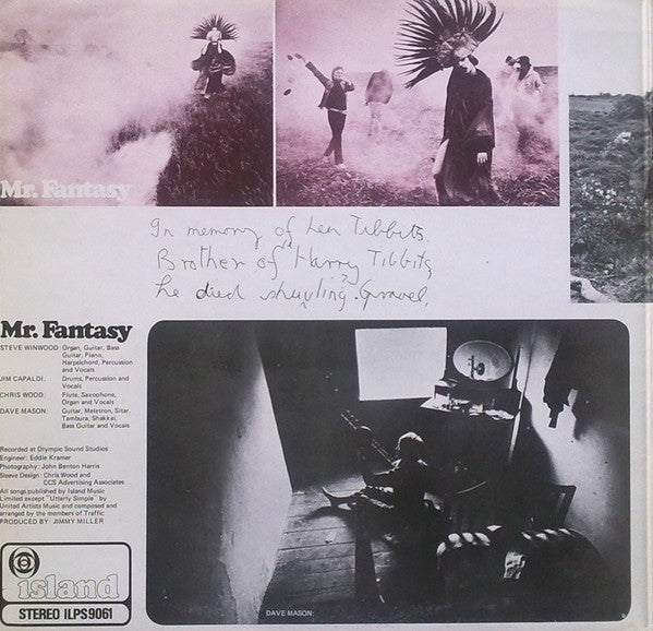 Traffic : Mr. Fantasy (LP, Album, RP, Gat)