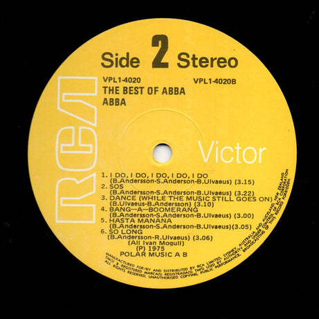 ABBA : The Best Of ABBA (LP, Comp)