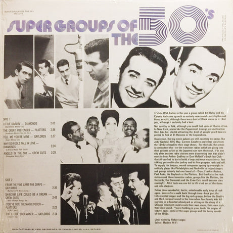 The Diamonds / The Gaylords / The Crew Cuts / The Platters : Super Groups Of The 50's (LP, Comp, RE)
