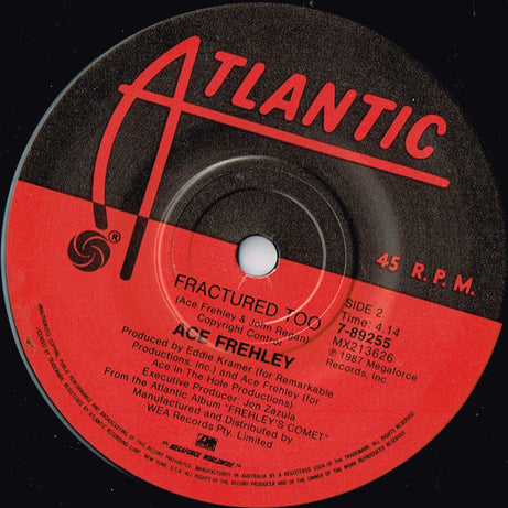 Ace Frehley / Frehley's Comet : Into The Night (7", Single)