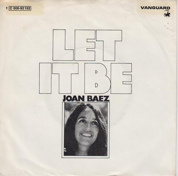 Joan Baez : Let It Be (7", Mono)