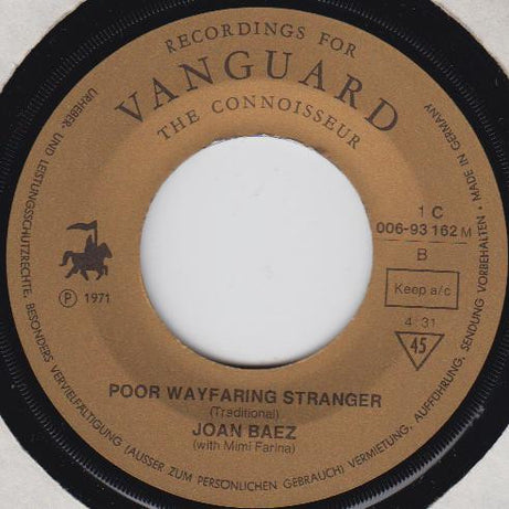 Joan Baez : Let It Be (7", Mono)