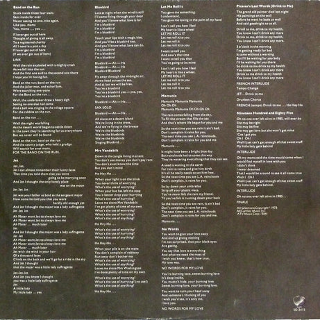 Wings (2) : Band On The Run (LP, Album, Win)