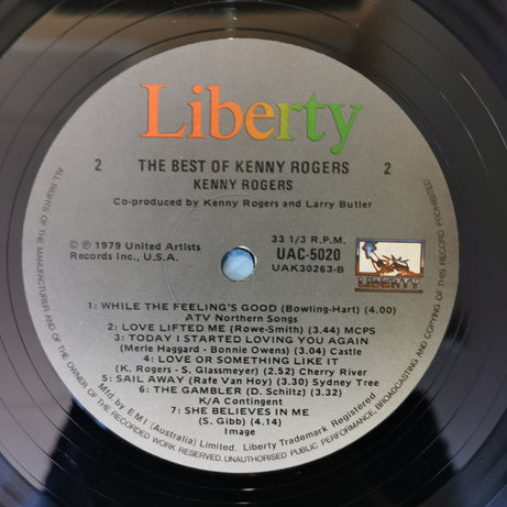 Kenny Rogers : The Best Of Kenny Rogers (LP, Album, Comp, RE)