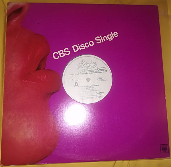 Michael Jackson : Beat It (12", Promo)